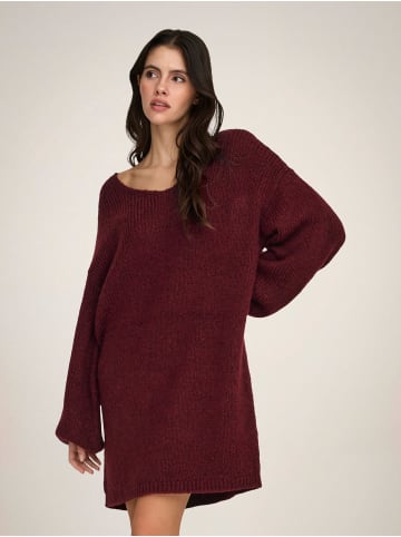 JDY Strickkleid in Cabernet