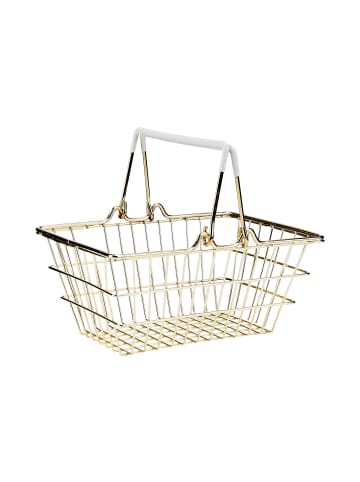 Butlers Mini Einkaufskorb B 18 x T 13cm SUPERMARKET in Gold