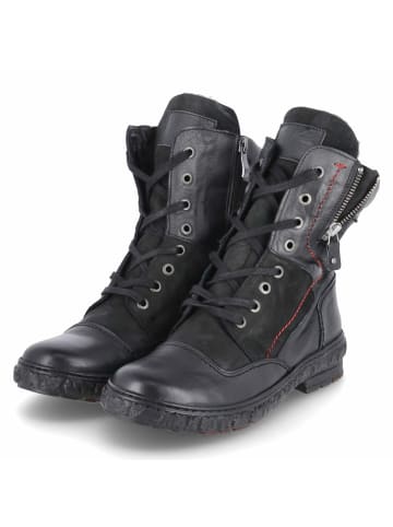 Krisbut Schnürstiefel  in schwarz