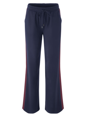 Aniston CASUAL Schlupfhose in marine-bordeaux