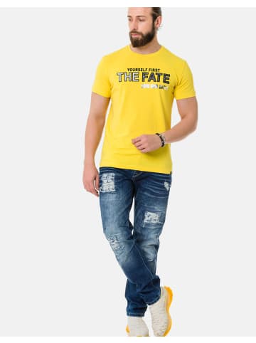 Cipo & Baxx T-Shirt in YELLOW
