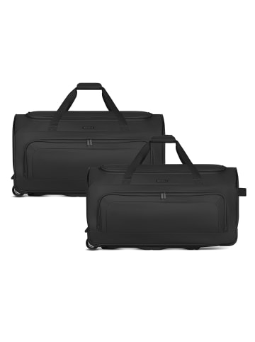 Redolz Duffle Essentials 2-Rollen Reisetaschenset 2tlg. black