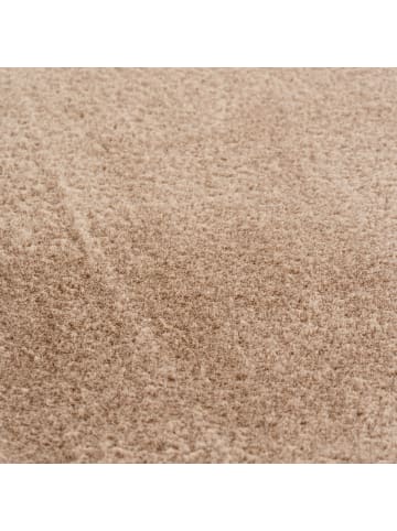 KADIMA DESIGN Teppich Kurzflor Waschbar Einfarbig ISAR Strapazierfähig OEKO-TEX in Beige