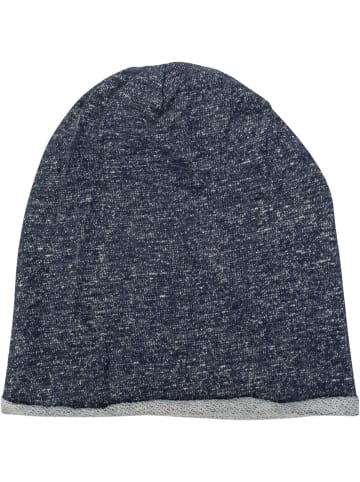 styleBREAKER Beanie Mütze in Dunkelblau meliert