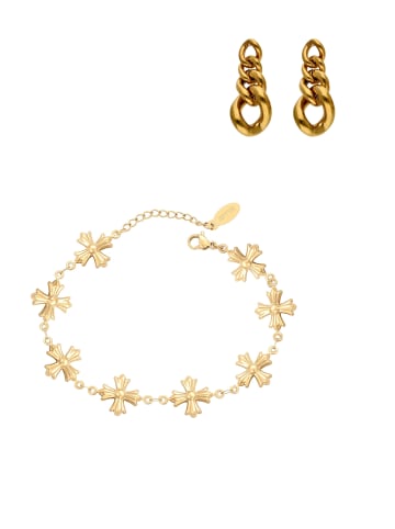 faina Women Jewelry Set in gold