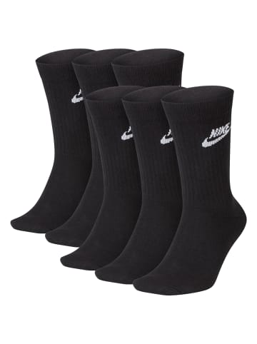 Nike Socken 6er Pack in Schwarz