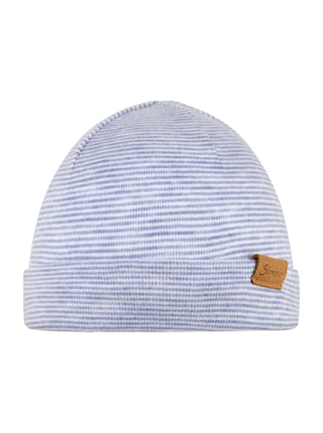 Sterntaler Beanie Streifen in samtblau