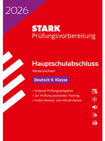 Stark Buch - STARK Deutsch 9. Klasse - Hauptschulabschluss 2026 Niedersachsen - Pr&uu