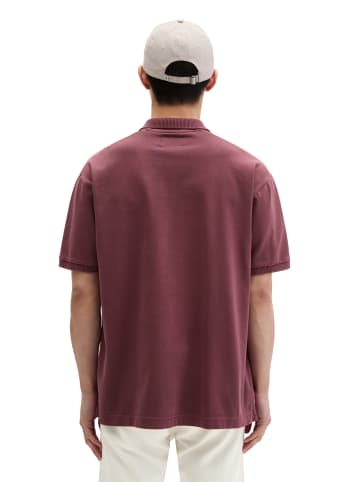 Marc O'Polo Poloshirt loose in Acai Red