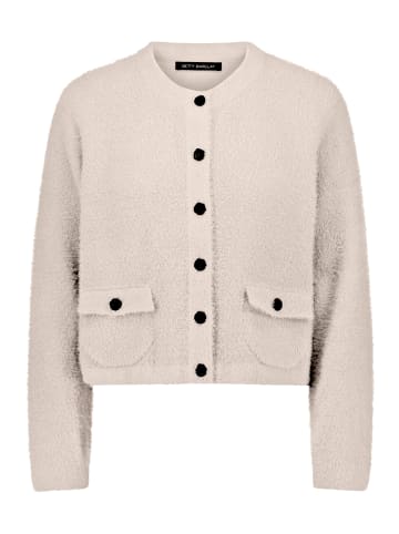 Betty Barclay Strick-Cardigan mit aufgesetzten Taschen in Taupe
