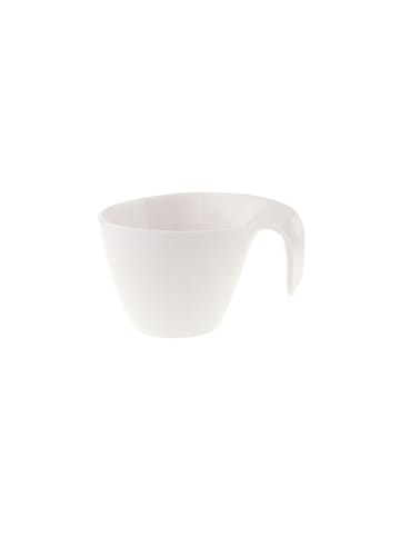 Villeroy & Boch Frühstückstasse Flow in Weiß 250 ml in weiß