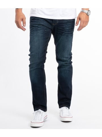 Lorenzo Loren Jeans Straight Cut in Dunkelblau