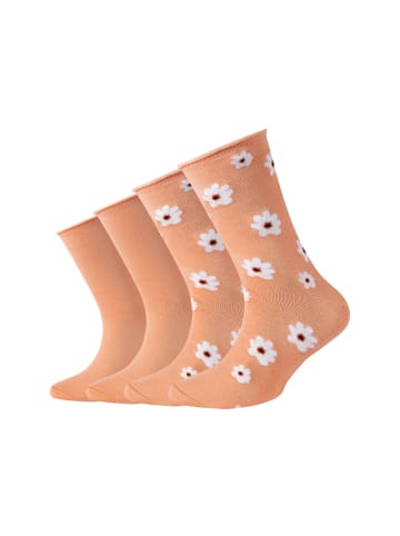 S. Oliver Socken 4er Pack silky touch in peach nectar