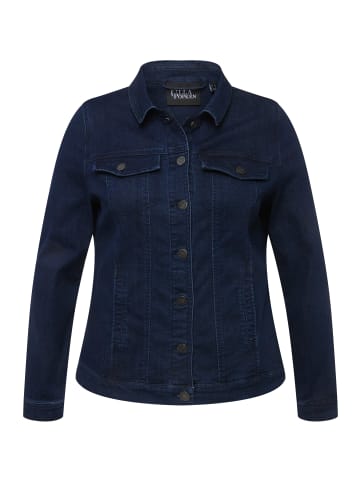 Ulla Popken Jeansjacke in blue denim