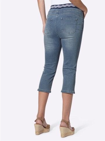 Heine Capri-Jeans in blue-bleached