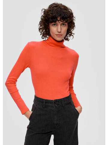 s.Oliver T-Shirt langarm in Orange