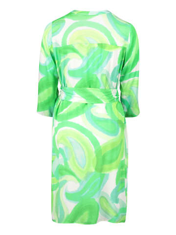 Betty Barclay Blusenkleid mit Gürtel in Cream/Green