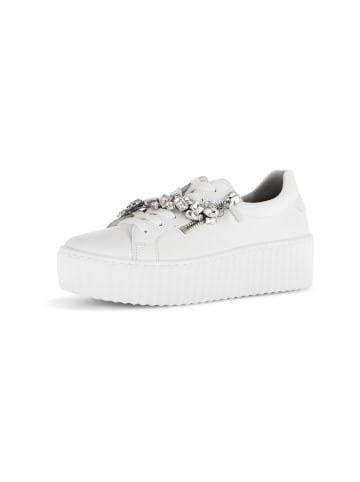 Gabor Fashion Schnürhalbschuh in weiss