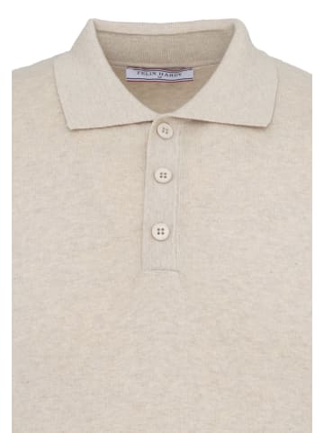 Felix Hardy Polo Shirt Kurzarm in Beige-Braun