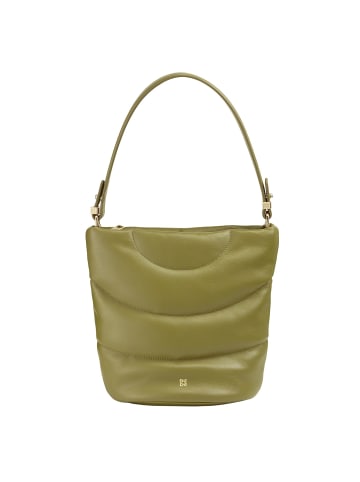 DuDu Barbara Schultertasche Leder 21.5 cm in olive