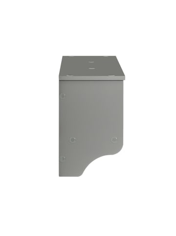 SoBuy Wandgarderobe in Mattgrau - (W) 20 x (H) 31 x (L) 100 cm