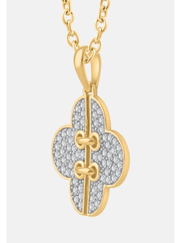 Diamant Exquis Halskette aus 585 Gelbgold mit Diamant