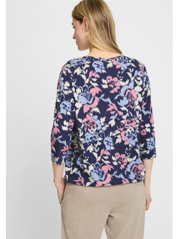 Olsen Langarmshirt Clara in indigo altrosa - 0001