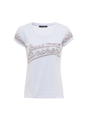 Cipo & Baxx T-Shirt in WHITE