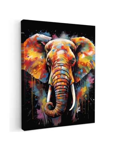 MuchoWow Leinwand bilder Elefant (BxH)