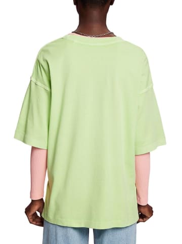 ESPRIT Langarmshirt in citrus green