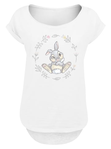 F4NT4STIC Long Cut T-Shirt Disney Bambi Klopfer in weiß