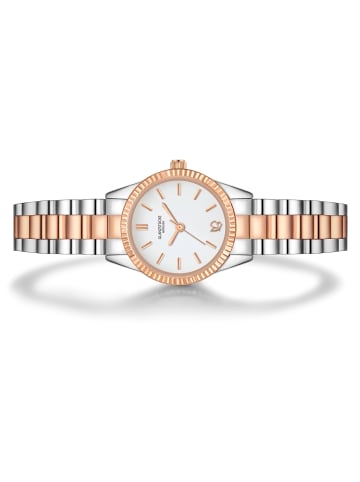 Glanzstücke München Uhr aus Edelstahl in silber/roségold