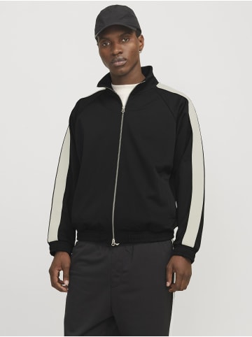 Jack & Jones Sweatshirt mit Reißverschluss in Black
