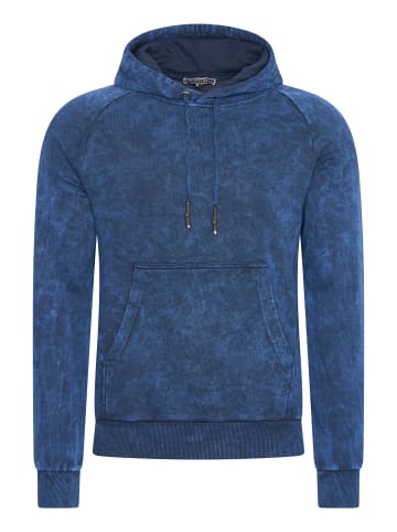 Rusty Neal Verwaschener Kapuzenpullover Regular Fit in Indigo