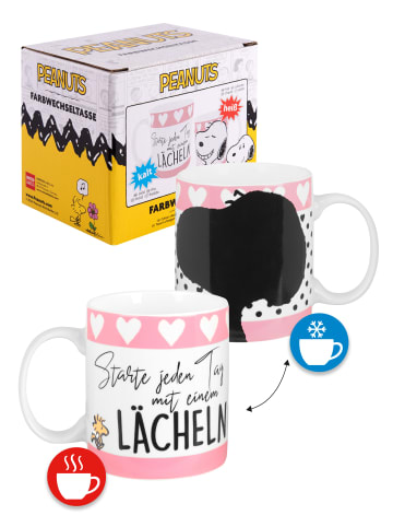 United Labels The Peanuts Snoopy Zaubertasse Farbwechseltasse Becher Kaffee Tasse in weiß