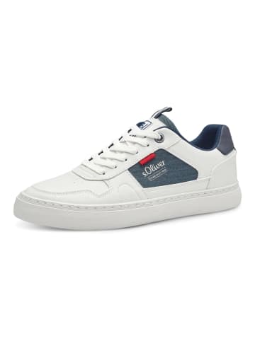 S.OLIVER RED LABEL Sneaker in Weiß/Blau