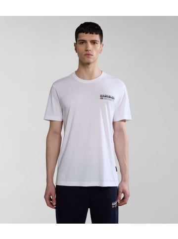 Napapijri T-Shirt "S-Kasba" in Weiß