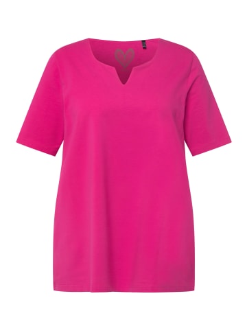 Ulla Popken Shirt in fuchsia pink