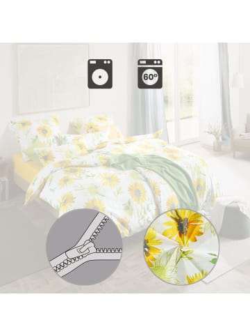 Erwin Müller Seersucker Bettwäsche in gelb