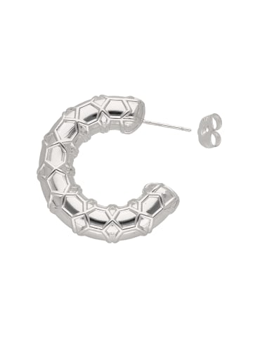 IZIA Women Hoop Earrings in Silver