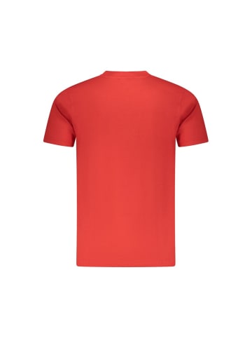 cavalli CLASS Rotes Baumwoll-T-Shirt