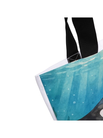 Mr. & Mrs. Panda Stofftasche Orca Design ohne Spruch in Weiß