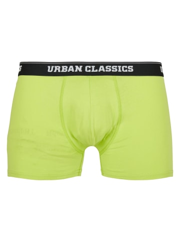 Urban Classics Boxershorts in island aop+lime+grey