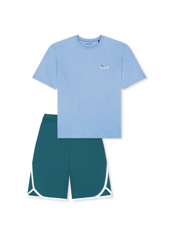 Schiesser Pyjama in Blau
