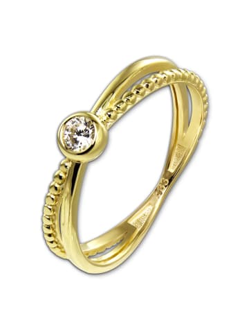 GoldDream 333 Gelbgold - 8 Karat Damen Ringe Crossed Fingerring  58 (18,5)