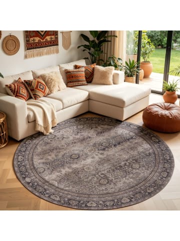 Kurzflor Teppich Inka 1147 in Braun