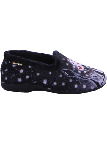 Alberola Hausschuh in schwarz