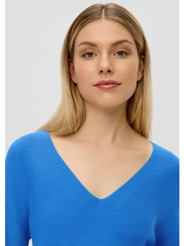 s.Oliver Strickpullover langarm in Blau