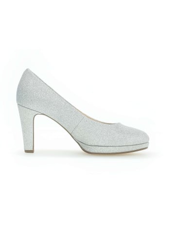 Gabor Fashion Plateau Pumps in silber