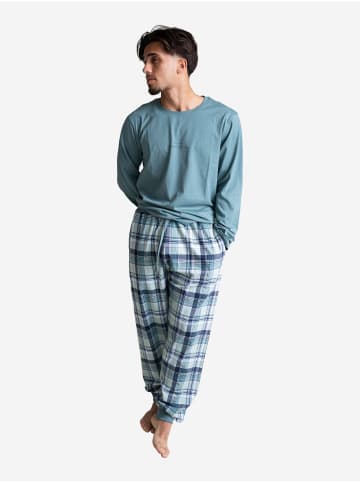 Phil & Co. Berlin  Pyjama Weekend Collection in grün/blau